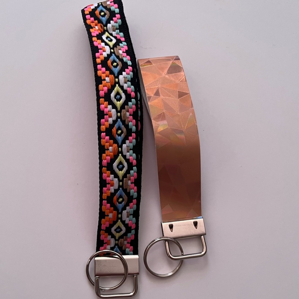 NWT Bundle of 2 Wristlet Keychains
